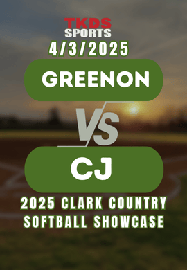 2025 Clark Country softball Showcase | Greenon VS CJ